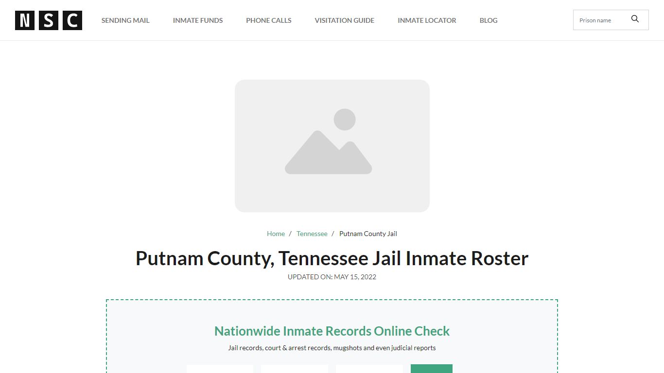 Putnam County, Tennessee Jail Inmate List