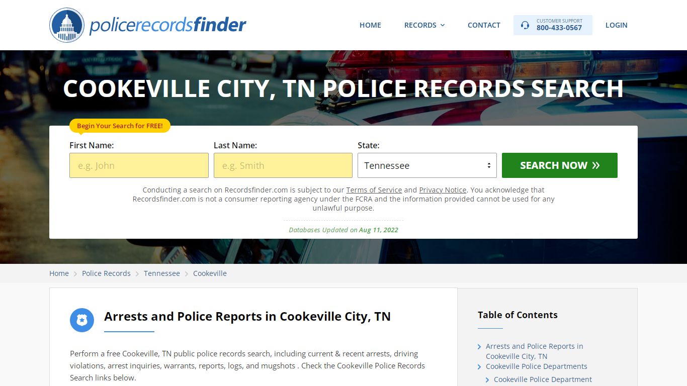 Cookeville, Putnam County, TN Police Reports & Police ...