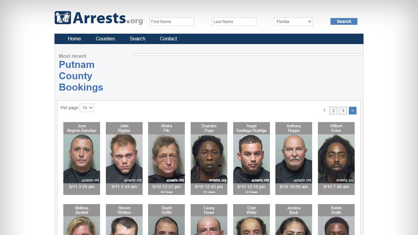 Putnam County Arrests and Inmate Search